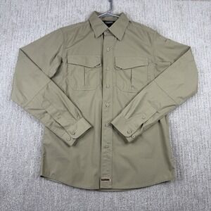 Blackhawk Tactical Shirt Button Up Tiptop Men's Size Small Tan